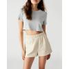 image:imageSteve Madden Womens Faux The Record ShortViolet Tulip