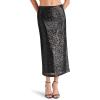 image:imageSteve Madden Womens Sequin Midi Column SkirtBlack