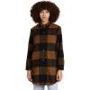 image:imageBB Dakota Womens Junior Eldridge Buffalo Plaid Coat Outerwear CognacCognac