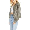 image:imageSteve Madden Womens Love on Crop ShirtSurplus Green
