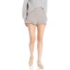 image:imageSteve Madden Womens Plaid About You Ruffle Plaid ShortBrown