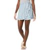 image:imageSteve Madden Womens Wrap Skills Stripe Wrap SkirtChambray