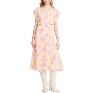 image:imageSteve Madden Womens Apparel Leigh Midi DressPink Multi