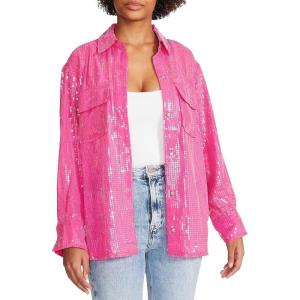 image:imageSteve Madden Womens Apparel Symone ShacketPink Glo