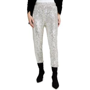 image:imageSteve Madden Womens Glitter End Jogger PantSilver