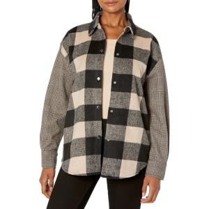 image:imageSteve Madden Womens Sophia Shacket CoatLight Taupe