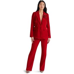 image:imageSteve Madden Womens Steve Madden Apparel Mercer PantRed Velvet