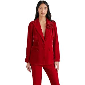image:imageSteve Madden Womens Steve Madden Apparel Merene BlazerRed Velvet