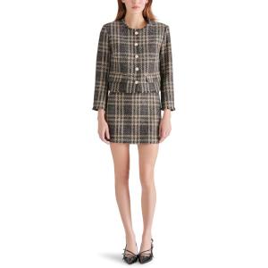 image:imageSteve Madden Womens Tweed Mini SkirtBrown