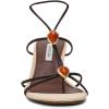 image:imageSteve Madden Womens Ramos Heeled SandalBrown Multi Stones