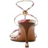 image:imageSteve Madden Womens Ramos Heeled SandalPink Print Stones