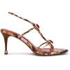 image:imageSteve Madden Womens Ramos Heeled SandalRedBrown Print Stones