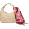 image:imageSteve Madden Bdaena Straw Hobo with Scarf Natural