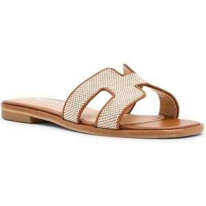 image:imageSteve Madden Womens Hadyn SandalNaturalCognac Check