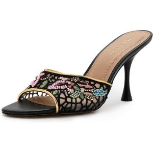 image:imageSteve Madden Womens Santi Heeled SandalBlack Multi Mesh