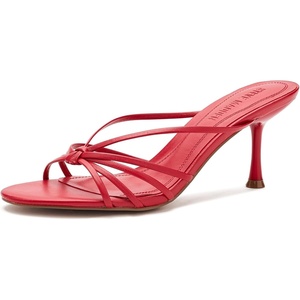 image:imageSteve Madden Womens Edna Heeled SandalRed Leather