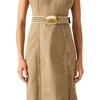image:imageSteve Madden Womens Gold Buckle Pant BeltBlackTan Multi