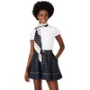 image:imageSteve Madden Alyse Satin Square Scarf Black Polka Dot