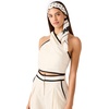 image:imageSteve Madden Alyse Satin Square Scarf Black Polka Dot