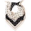 image:imageSteve Madden Alyse Satin Square Scarf Black Polka Dot