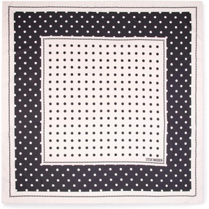 image:imageSteve Madden Alyse Satin Square Scarf Black Polka Dot