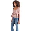 image:imageSteve Madden Womens Apparel Avielle TopRose Smoke