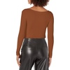 image:imageSteve Madden Womens Charlie Bodysuit TopMocha Bisque