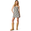 image:imageSteve Madden Womens Riyan Mini DressBrown Plaid Mix