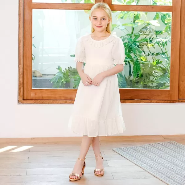 imageGirls Heel Sandals Open Toe Ankle Strap Flower Girl Dress Pump Sandals Wedding Party for Little Big KidR Gold