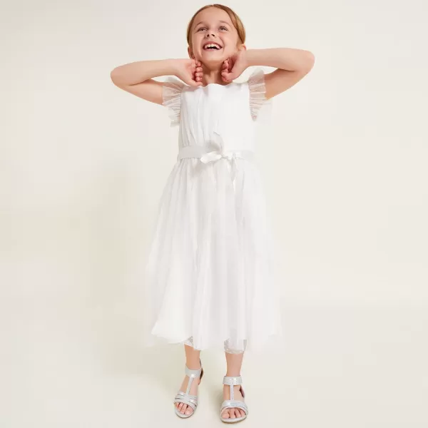 imageGirls Sandals Low Heel Open Toe Rhinestone Dress Sandals Wedding Party Prom Shoes Little Kids Big KidsRhinestone Siver