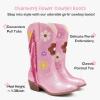 imageGirls Cowboy Boots Toddler Cowgirl Floral Embroidered Fringe Little Kids Western Boots Girl Riding Boot Birthday PartyPink