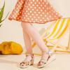 imageGirls Wedge Sandals Espadrilles Flatform Open Toe Dressy Girls Heels Summer Shoes Little Big KidPu Gold