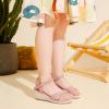 imageGirls Wedge Sandals Espadrilles Flatform Open Toe Dressy Girls Heels Summer Shoes Little Big KidSuede Pink