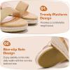 imageGirls Wedge Sandals Platform Espadrille Open Toe Dressy Sandals Summer Girls Heel Little Big KidKhaki