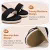 imageGirls Wedge Sandals Platform Espadrille Open Toe Dressy Sandals Summer Girls Heel Little Big KidNubuck Black