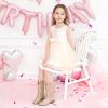 imageGlitter Girls Cowgirl Boots Sparkly Cowboy Dress Boots For Toddler To Big Kid Mid Calf Pointed Toe Dress Up Party Birthday Horse RidingRose Gold Sequins