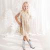 imageGlitter Girls Cowgirl Boots Sparkly Cowboy Dress Boots For Toddler To Big Kid Mid Calf Pointed Toe Dress Up Party Birthday Horse RidingSilver Sequins