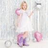 imageRhinestone Sparkly Girls Cowgirl Cowboy Boots Little Kids Dress Boot Pointed Toes Low Heel Mid Calf Zipper Party Birthday Toddler to Big KidPurple