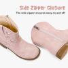 imageToddler Cowgirl Boots Girls Cowboy Boot Ankle Toddler Girl Boot Kids Boots Western Horse Riding Shoes Birthday PartyPink