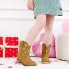 imageToddler Cowgirl Boots Girls Cowboy Boot Ankle Toddler Girl Boot Kids Boots Western Horse Riding Shoes Birthday PartyTan
