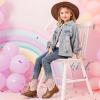 imageToddler Girls Cowgirl Boots Western Glitter Cowboy Boot Ankle Boots Little Kids Big Kid Horse Riding Shoes Party Birthday Dress UpBrown Pink