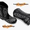 imageCowboy Boots for Girls Boys Kids Cowgirl Riding Boots Square Toe Western Embroidery MidCalf Birthday Party Toddler Big KidBlack