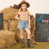 imageCowboy Boots for Girls Boys Kids Cowgirl Riding Boots Square Toe Western Embroidery MidCalf Birthday Party Toddler Big KidDark Brown