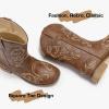 imageCowboy Boots for Girls Boys Kids Cowgirl Riding Boots Square Toe Western Embroidery MidCalf Birthday Party Toddler Big KidVintage Brown
