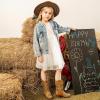 imageGirls Cowgirl Boot Glitter Kids Cowboy Boots Western BoysCowboy Mid Calf Square Toe Toddler Little KidBig Kid Party Birthday Riding ShoesTan Blue