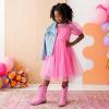 image:imageMotasha Girls Cowboy Boots Classic Western Kids Cowboy Boot Toddler Cowgirl Boots Mid Calf Zipper Embroidery Little Big Girls Boot Riding Country Concert Party WeddingPink