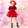 image:imageMotasha Toddler Girls Cowgirl Boots Glitter Toddler Cowboy Boot Ankle Girls Boots Little Kids Horse Riding Shoes Party BirthdayBlack Sequins