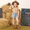 image:imageMotasha Toddler Girls Cowgirl Boots Glitter Toddler Cowboy Boot Ankle Girls Boots Little Kids Horse Riding Shoes Party BirthdayBrown