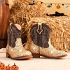 image:imageMotasha Toddler Girls Cowgirl Boots Glitter Toddler Cowboy Boot Ankle Girls Boots Little Kids Horse Riding Shoes Party BirthdayGold Sequins