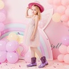 image:imageToddler Girls Cowgirl Boots Glitter Toddler Cowboy Boot Ankle Girls Boots Little Kids Horse Riding Shoes Party BirthdayPurple Sequins